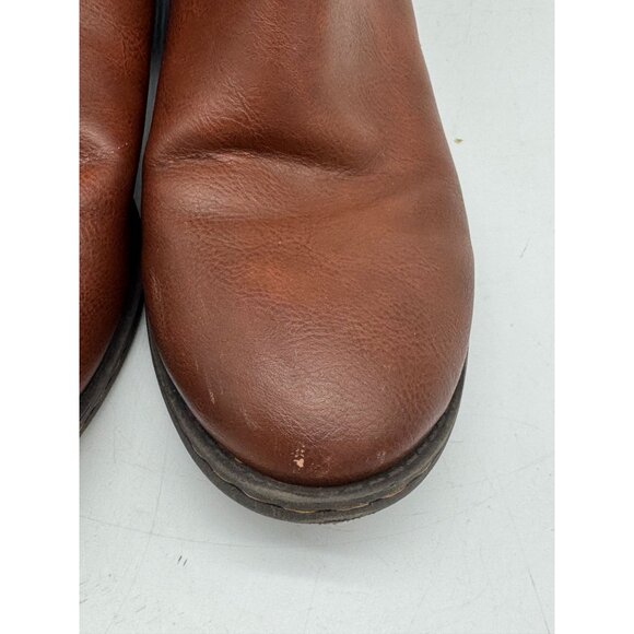 BOC Women's Waterproof Leather Ankle Boots Size 10 M Brown Side Zipper Casual - Picture 7 of 16